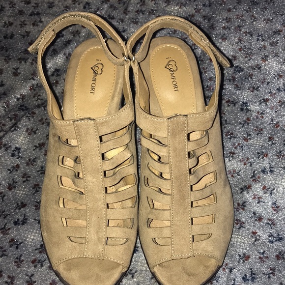 I Love Comfort Open Toe Heels size 7 1/2👠 - Picture 4 of 6